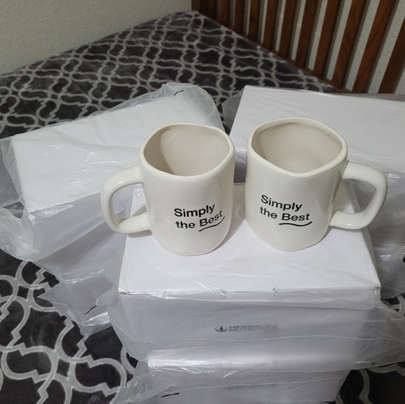Brand new Herbalife Nutrition Coffee Mugs 2 mugs in the box "Simply The Best " - Picture 3 of 4